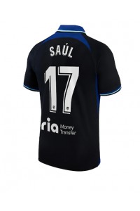 Fotbalové Dres Atletico Madrid Saul Niguez #17 Venkovní Oblečení 2022-23 Krátký Rukáv